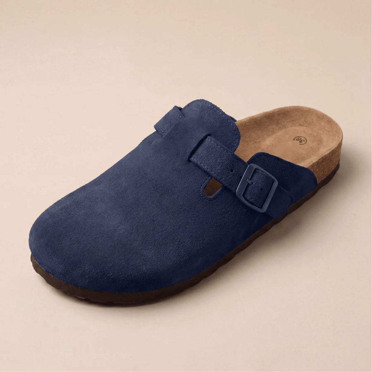 Genuine Suede Clogs by Luxenne