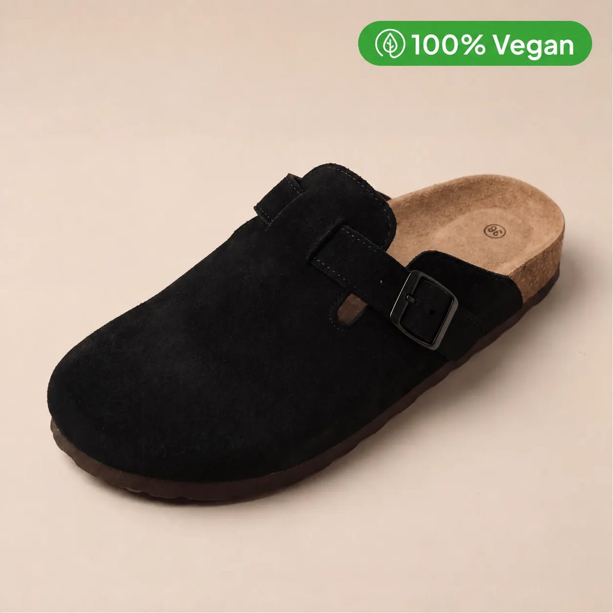 100% Vegan Suede Clogs by Luxenne