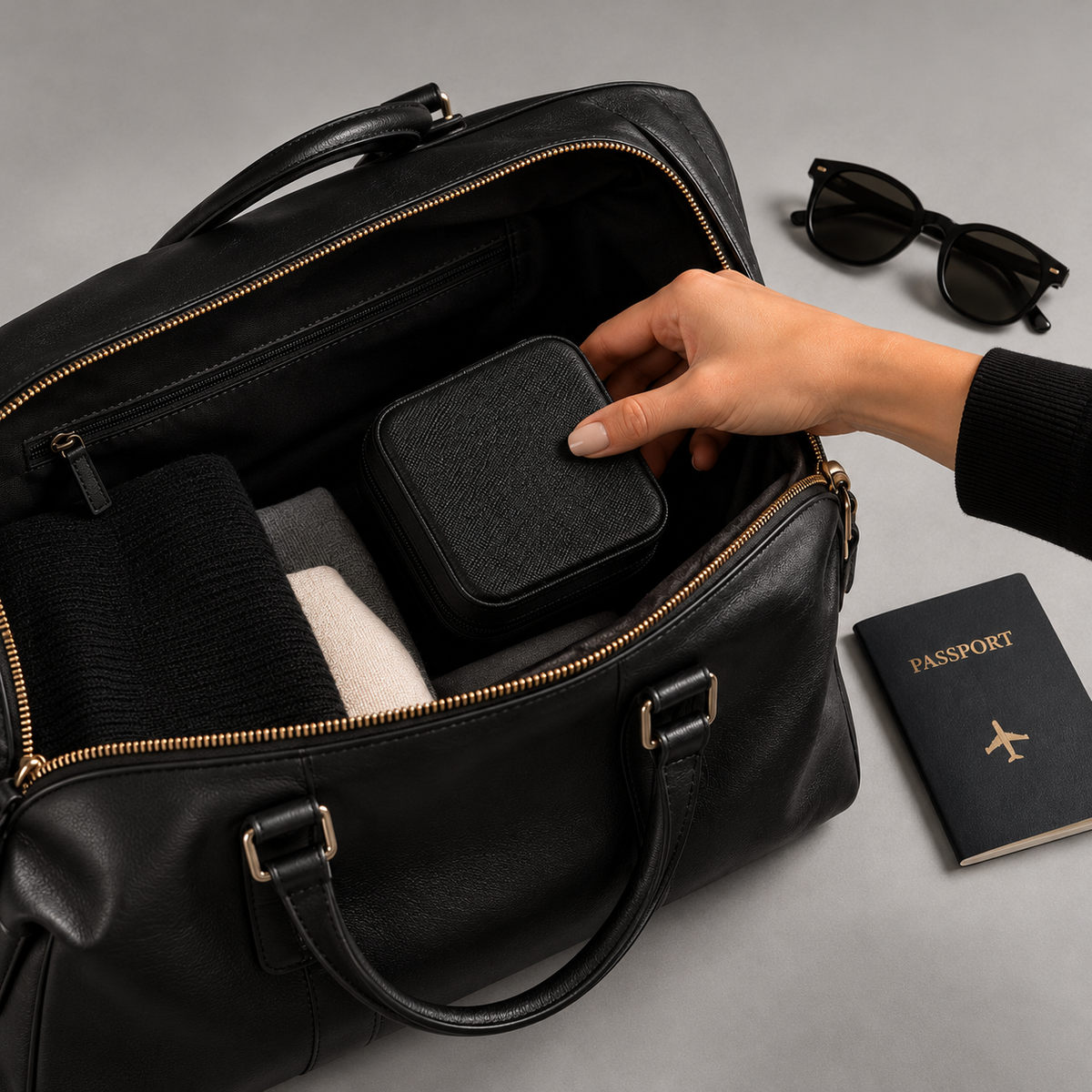 Minimal Portable Jewelry Case