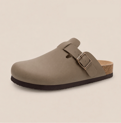 Smooth Vegan Leather Clogs by Luxenne