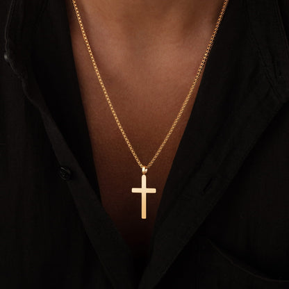Classic Cross & Box Chain