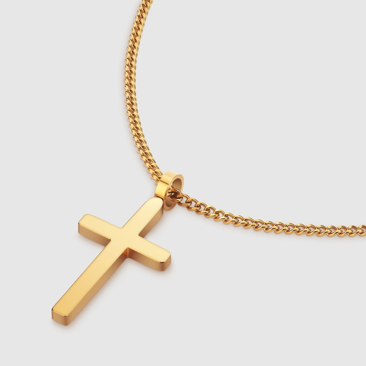 Classic Cross & Curb Chain