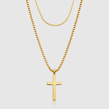 Classic Cross Necklace Duo