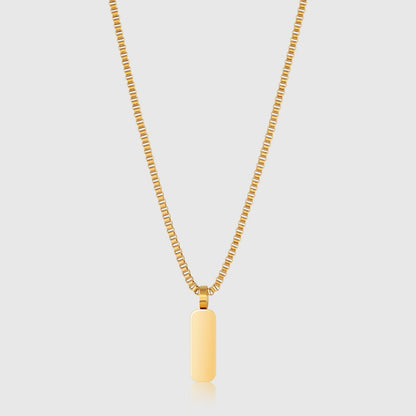 Minimal Pendant & Box Chain