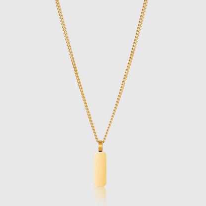 Minimal Pendant & Curb Chain