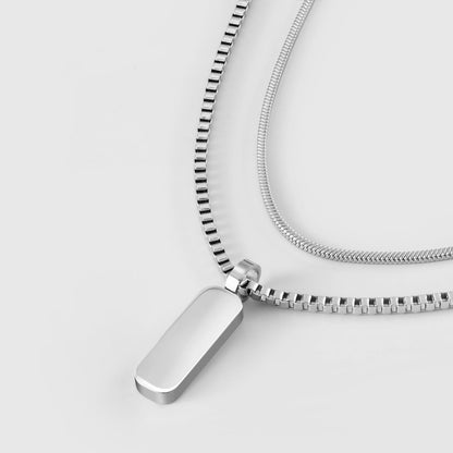 Minimal Pendant Necklace Duo
