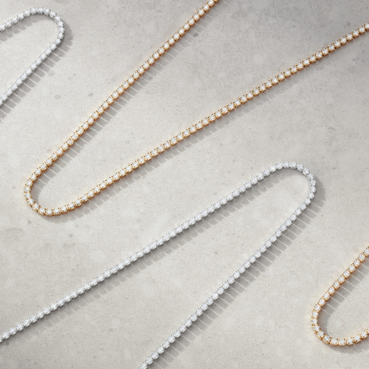 Minimal Tennis Necklace