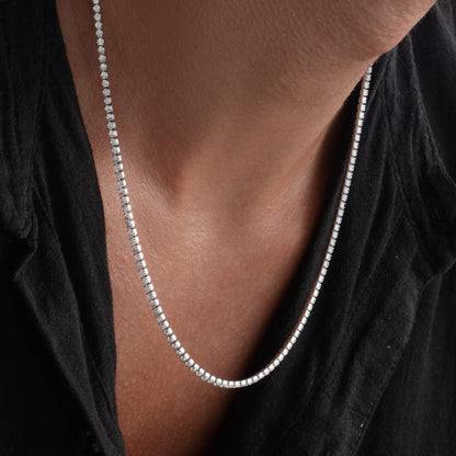 Minimal Tennis Necklace